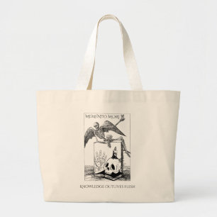 Memento Mori Dark Academia Jumbo Stoffbeutel