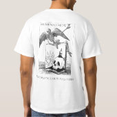 Memento Mori Dark Academia T-Shirt (Rückseite)