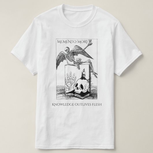 Memento Mori Dark Academia T-Shirt (Design vorne)