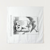 Memento Mori Dark Academia Wandteppich (Vorderseite (Horizontal))
