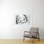Memento Mori Dark Academia Wandteppich (Beispiel (Horizontal))