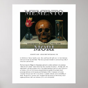 Memento Mori - Denken Sie daran, Poster die
