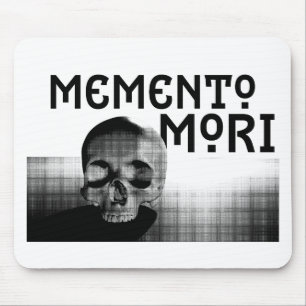 Memento Mori Design Mousepad