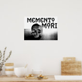 Memento Mori Design Poster (Küche)