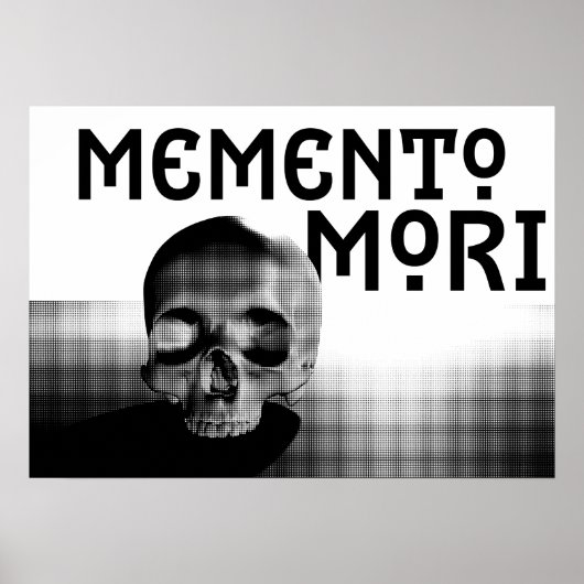 Memento Mori Design Poster (Vorne)