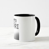 Memento Mori Design Tasse (VorderseiteRechts)