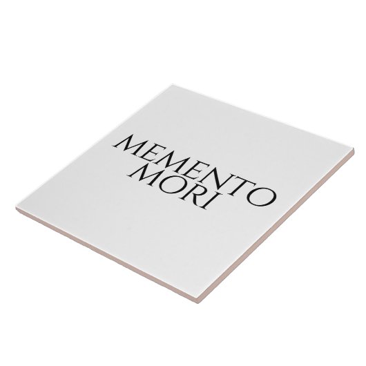 Memento Mori Fliese (Seite)