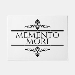 Memento Mori Fußmatte