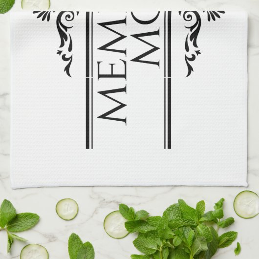 Memento Mori Geschirrtuch (Gefaltet)