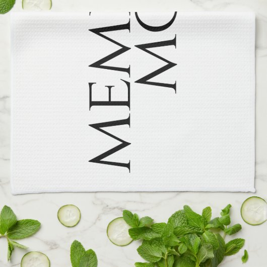 Memento Mori Geschirrtuch (Gefaltet)