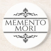 Memento Mori Getränkeuntersetzer (Vorne)