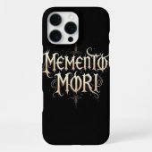 Memento Mori Gothic iPhone Hülle (Rückseite)