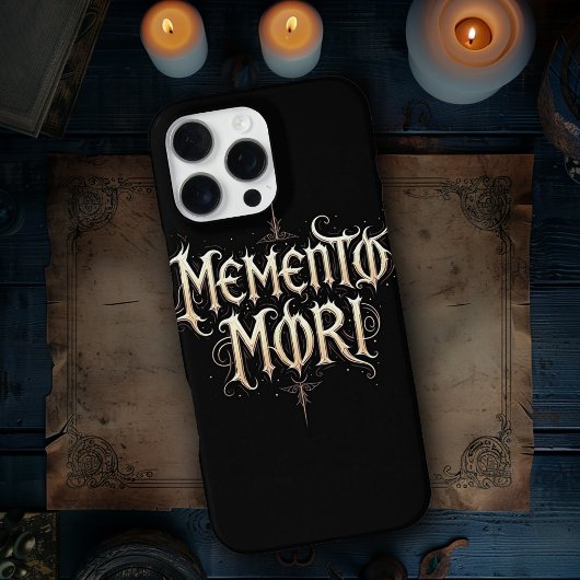 Memento Mori Gothic iPhone Hülle