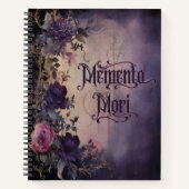 Memento Mori Gothic Notizblock (Vorderseite)