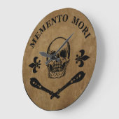 Memento mori große wanduhr (Winkel)