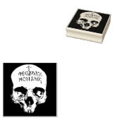 Memento mori gummistempel (Stempel)