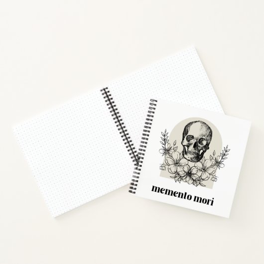 Memento Mori - Hardcover Bullet Journal Notizblock (Innenseite)