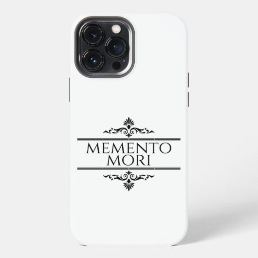 Memento Mori iPhone Hülle (Rückseite)