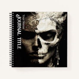 Memento Mori Journal — Benutzerdefinierter Name &  Notizblock