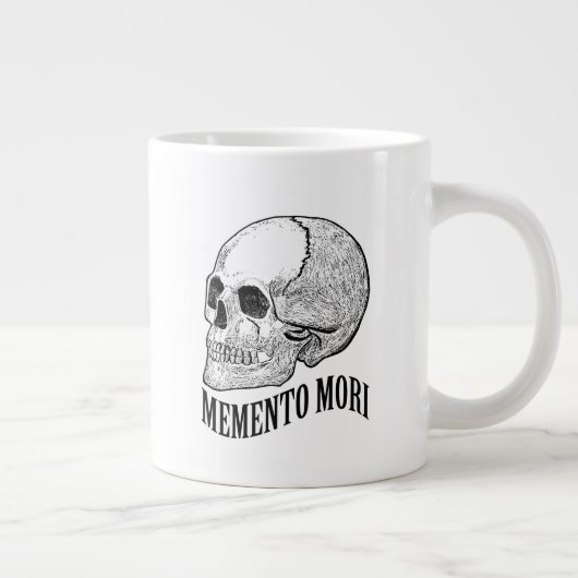 Memento mori Jumbo-Tasse (Rechts)