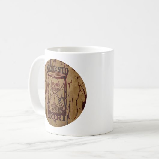 Memento mori kaffeetasse (Vorderseite Links)
