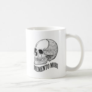 Memento mori kaffeetasse
