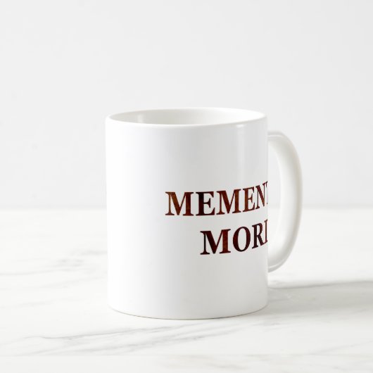 Memento mori kaffeetasse (VorderseiteRechts)