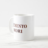 Memento mori kaffeetasse (Vorderseite Links)