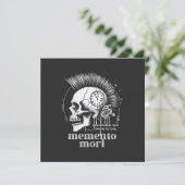 Memento Mori Karte (Stehend Vorderseite)