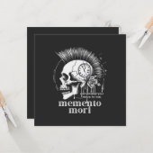 Memento Mori Karte (Vorderseite/Rückseite Beispiel)