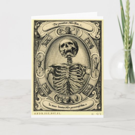 Memento Mori Karte (Vorderseite)