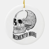Memento mori keramik ornament (Hinten)