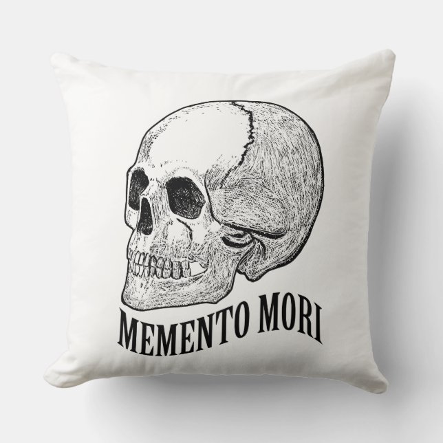 Memento mori kissen (Vorderseite)