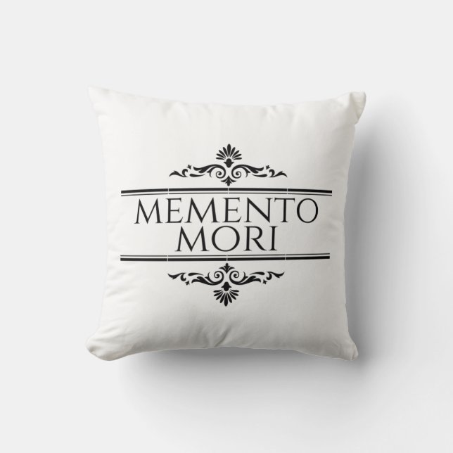Memento Mori Kissen (Vorderseite)