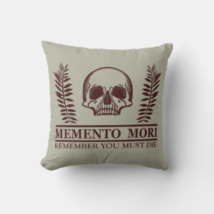 Memento mori kissen