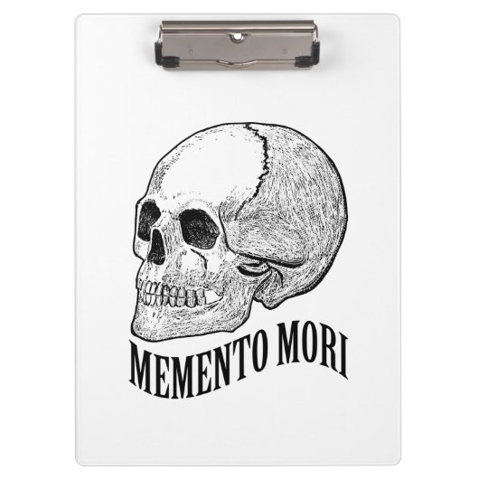 Memento mori klemmbrett (Vorderseite)