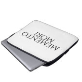 Memento Mori Laptopschutzhülle (Vorne Knopf)