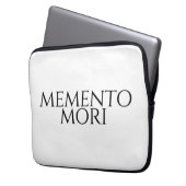 Memento Mori Laptopschutzhülle (Vorderseite Links)