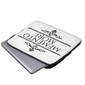 Memento Mori Laptopschutzhülle (Vorne Knopf)