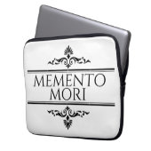 Memento Mori Laptopschutzhülle (Vorderseite Links)