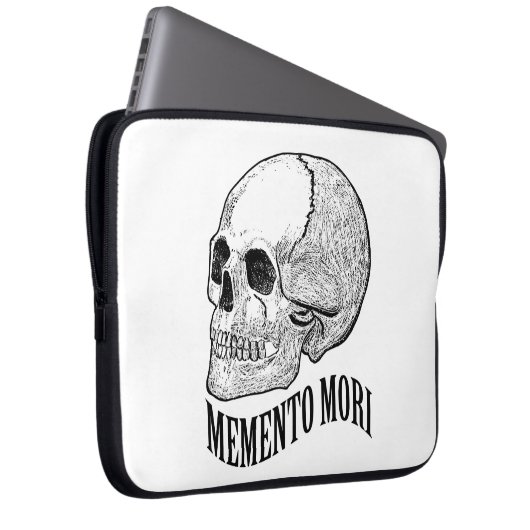 Memento mori laptopschutzhülle (Vorne Rechts)