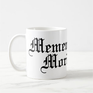 Memento Mori - lateinische Phrase Kaffeetasse