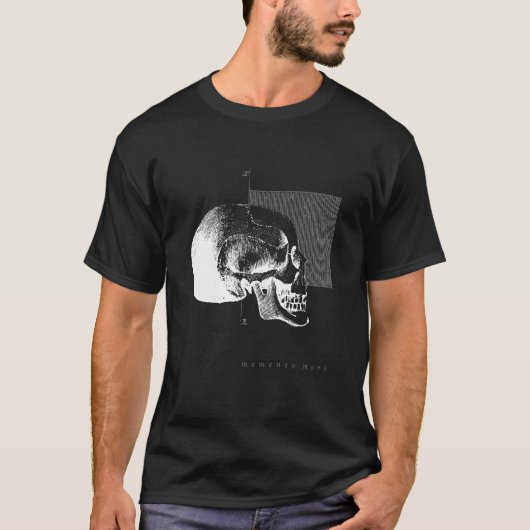 Memento Mori Latin Wisdom für Erholung T-Shirt (Vorderseite)