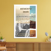 Memento Mori Leinwanddruck (Insitu (Wohnzimmer))