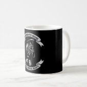 MEMENTO MORI Liebe Ihr Schicksal Grimm Sensenmann Kaffeetasse (VorderseiteRechts)