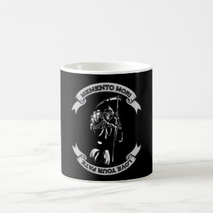 MEMENTO MORI Liebe Ihr Schicksal Grimm Sensenmann Kaffeetasse