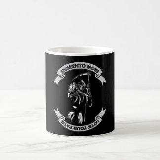 MEMENTO MORI Liebe Ihr Schicksal Grimm Sensenmann Kaffeetasse