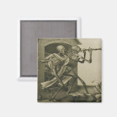 Memento Mori Magnet (Vorderseite/Rückseite)