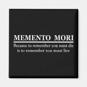 Memento mori magnet