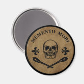 Memento mori magnet (Vorderseite/Rückseite)